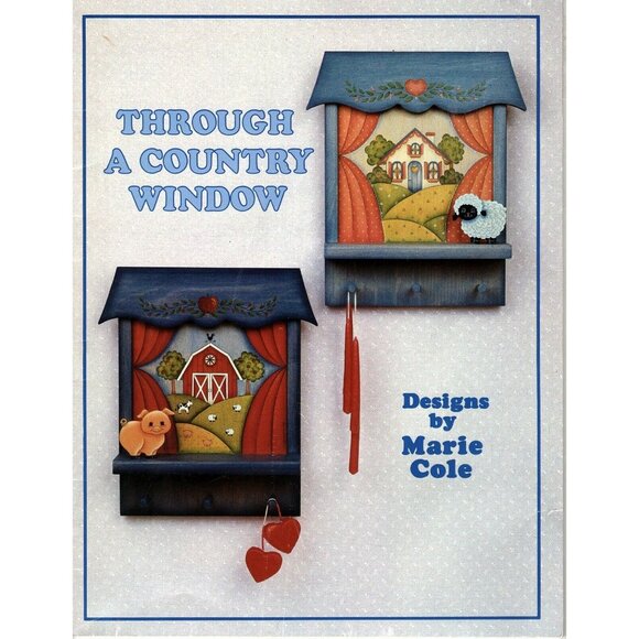 Through a Country Window Decorative Painting Instruction Pattern Book 1986 - Picture 1 of 6